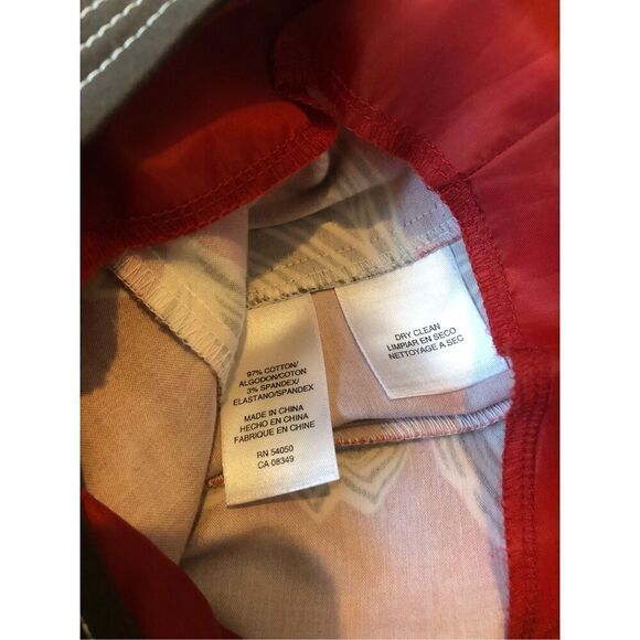 Nine West Women’s Red and Brown Floral Design  Tank Dress Size 8 - Picture 6 of 8